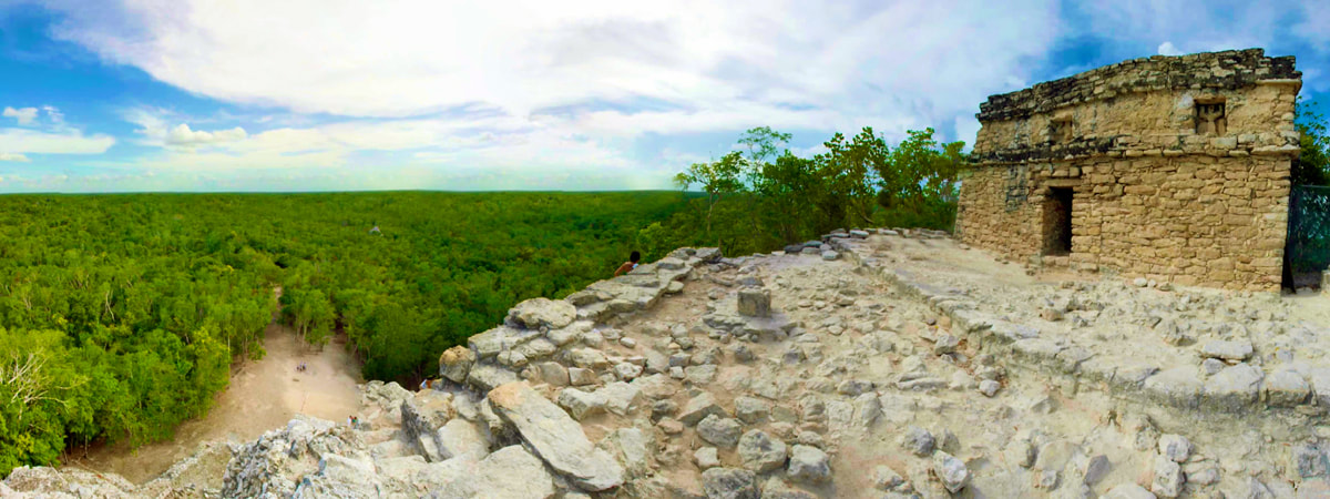 Maya Ruinen in Cobá, Mexiko