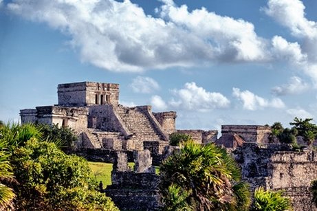 El Castillo, Tulum, Maya Ruinen Mexiko